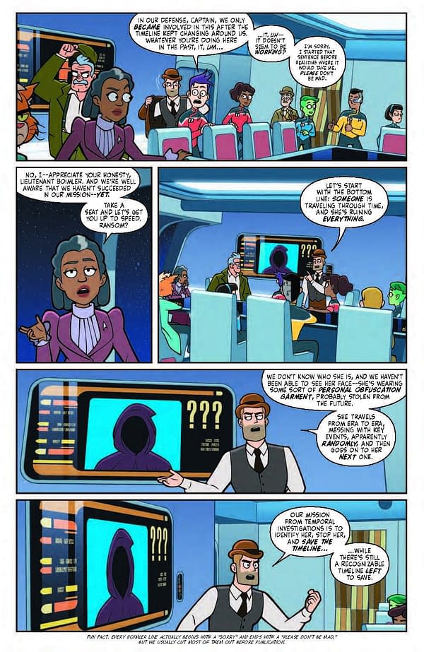 Interior preview page from STAR TREK LOWER DECKS #6 JACK LAWRENCE COVER
