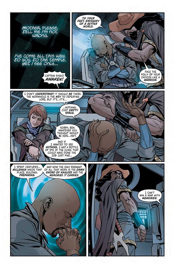 Interior preview page from STAR TREK #31 MALACHI WARD COVER