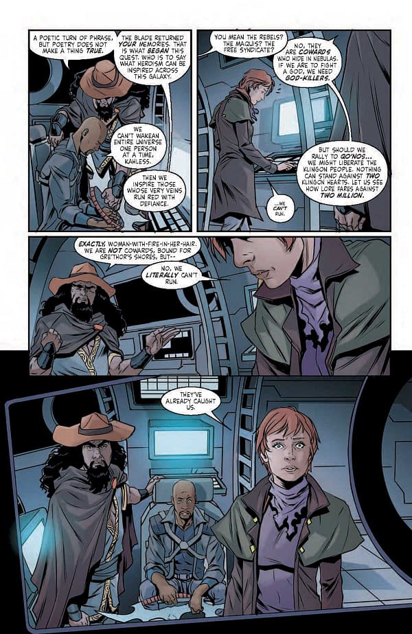 Interior preview page from STAR TREK #31 MALACHI WARD COVER