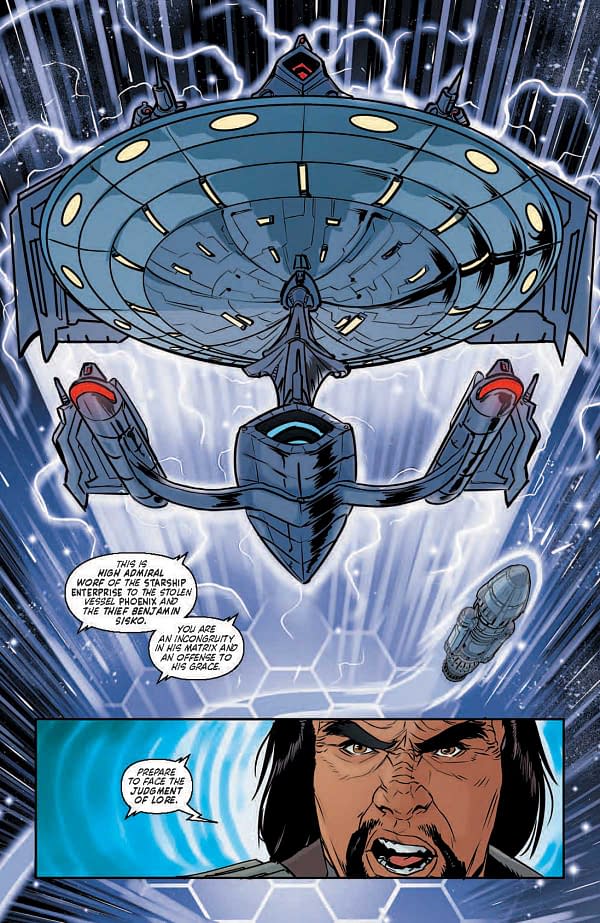 Interior preview page from STAR TREK #31 MALACHI WARD COVER