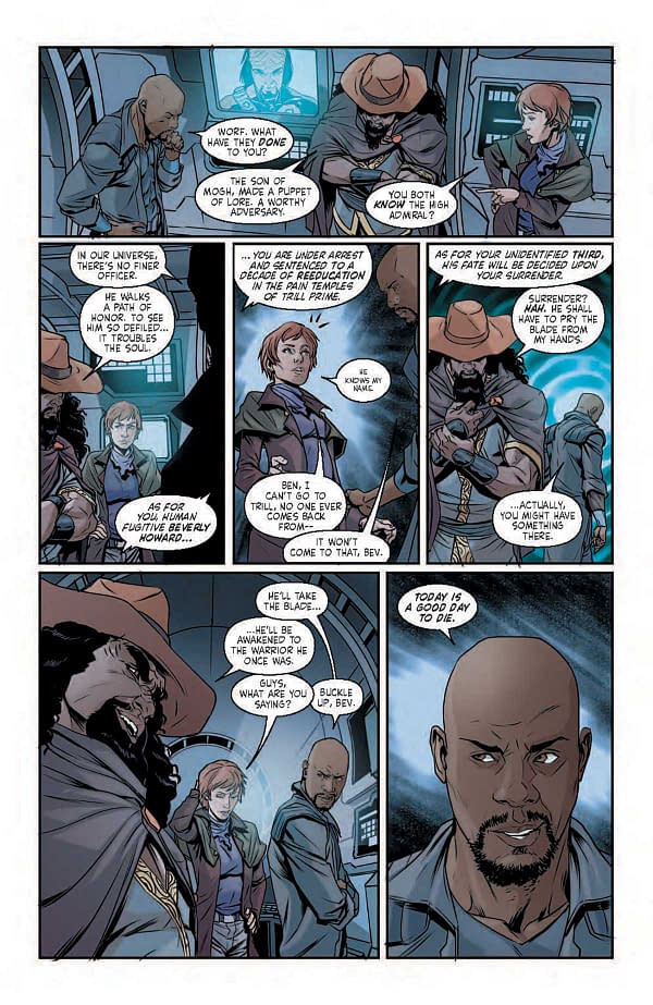 Interior preview page from STAR TREK #31 MALACHI WARD COVER
