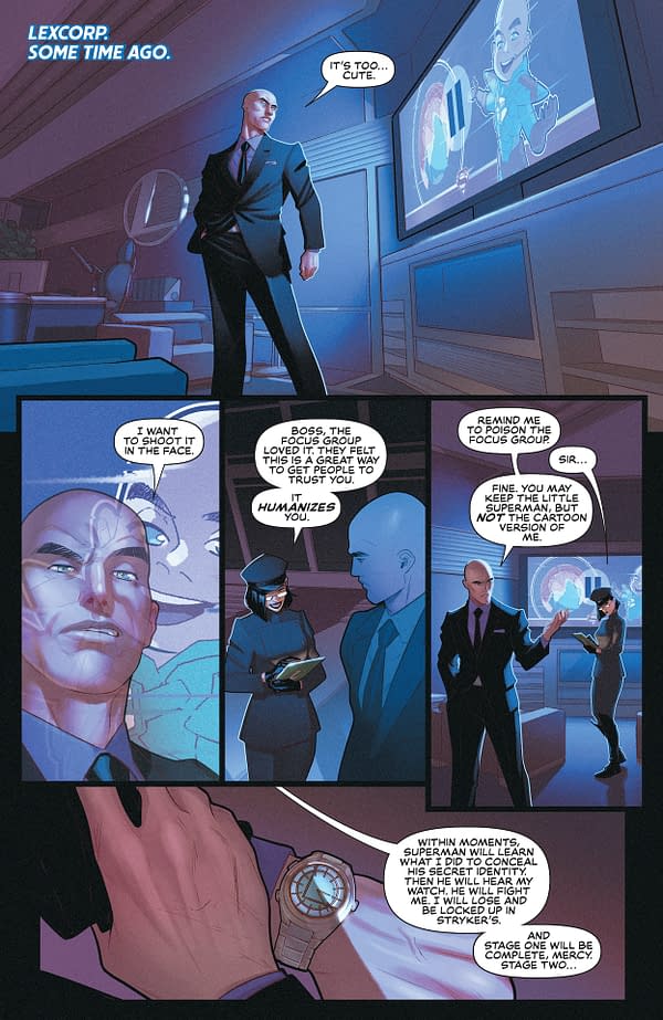 Interior preview page from Superman #25