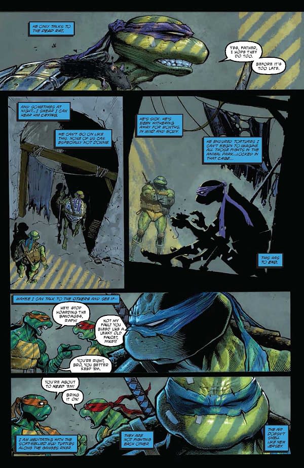Interior preview page from TEENAGE MUTANT NINJA TURTLES #8 JORGE FORNéS COVER