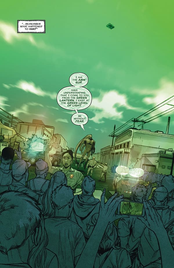 Interior preview page from Absolute Green Lantern #2