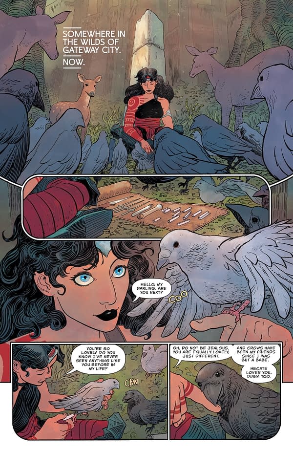 Interior preview page from Absolute Wonder Woman #8