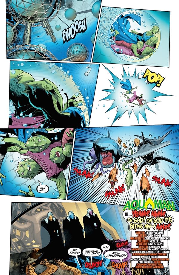 Interior preview page from Aquaman #5