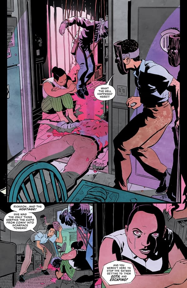 Interior preview page from Batman: Dark Patterns #6