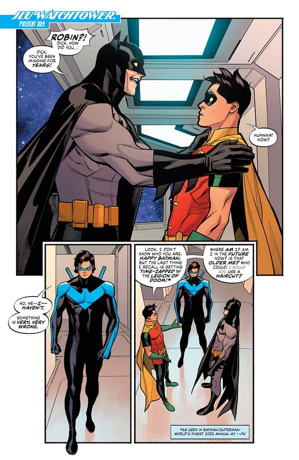 Interior preview page from Batman/Superman: World's Finest #39