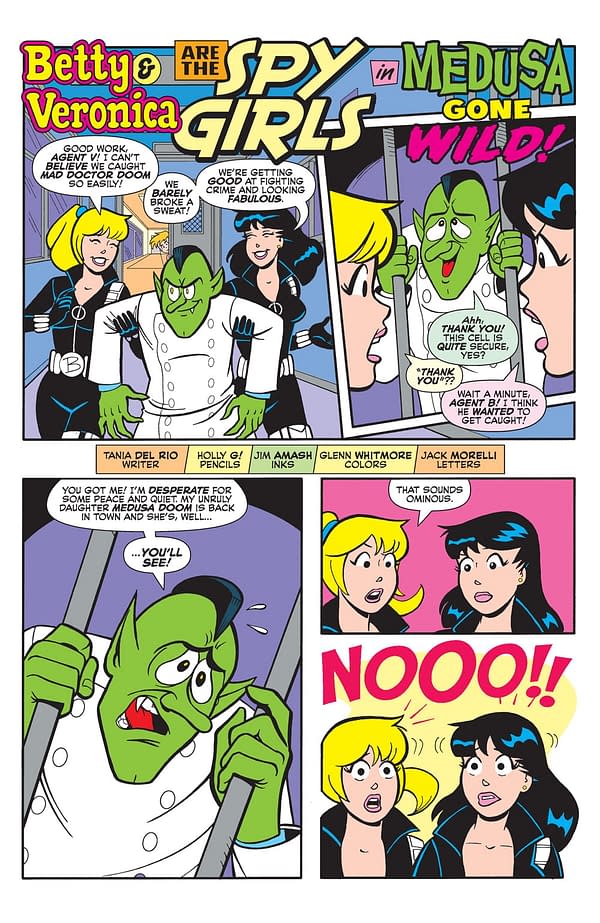 Interior preview page from Betty and Veronica: Friends Forever - Spy Girls