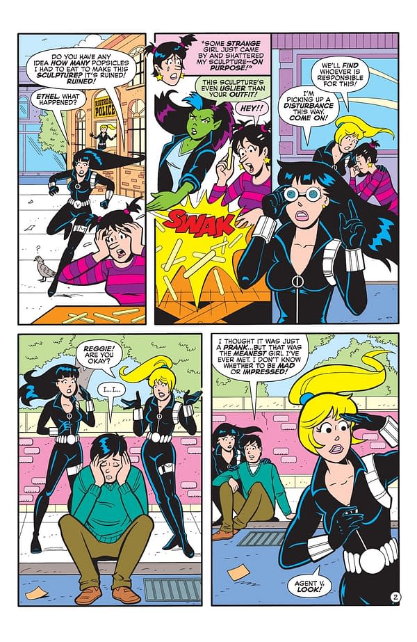 Interior preview page from Betty and Veronica: Friends Forever - Spy Girls