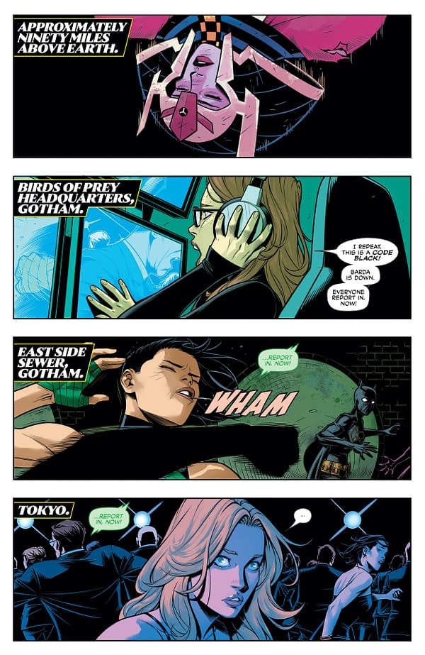 Interior preview page from Birds Of Prey #21