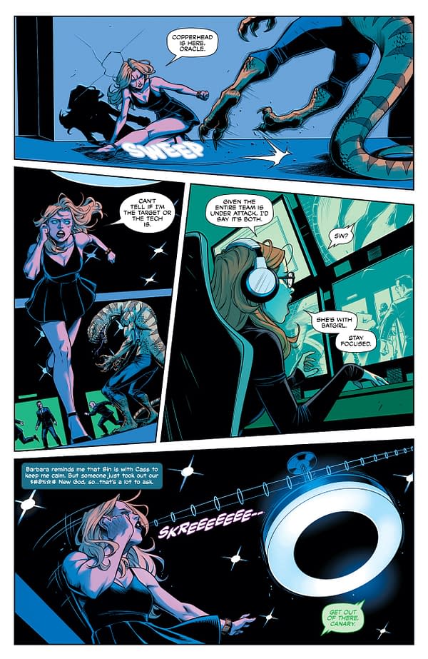 Interior preview page from Birds Of Prey #21