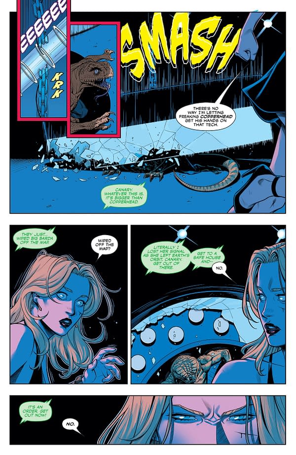 Interior preview page from Birds Of Prey #21