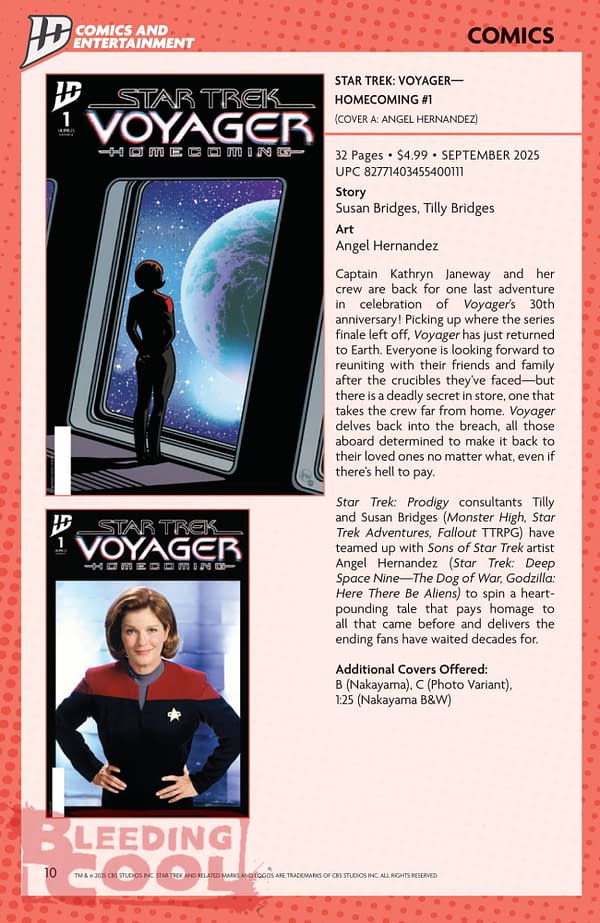 IDW August Full 2025 Solicits Including Valiant