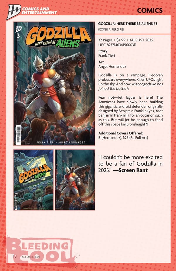 IDW August Full 2025 Solicits - Event Horizon, Valiant, Shredder, TMNT Journeys