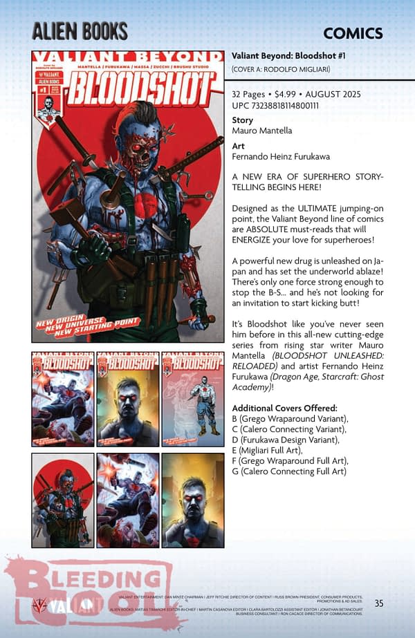 IDW August Full 2025 Solicits - Event Horizon, Valiant, Shredder, TMNT Journeys