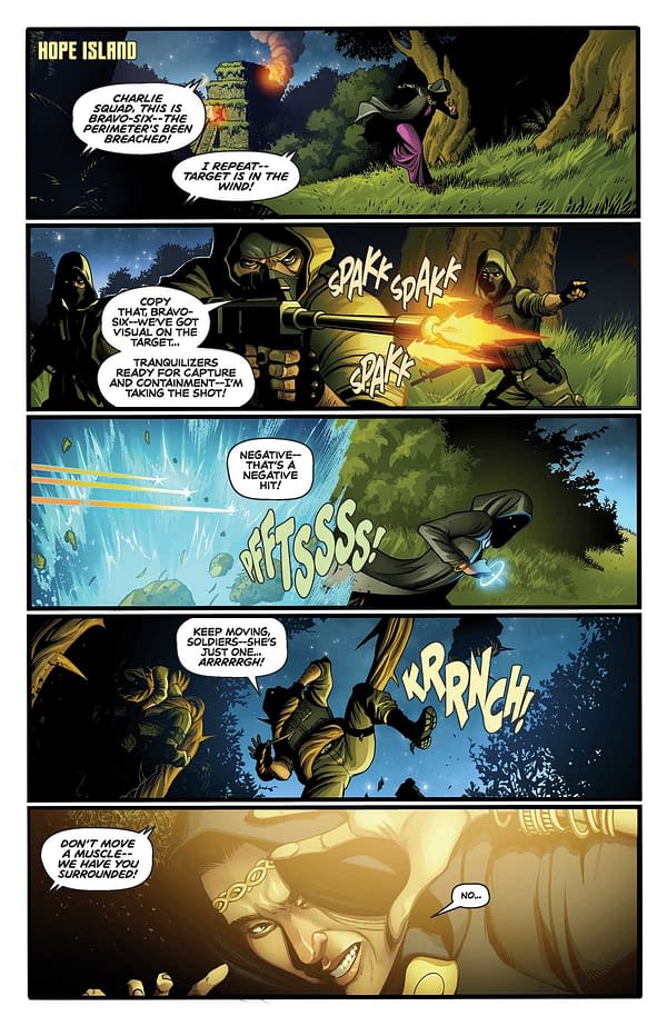 Interior preview page from Captain Planet #1