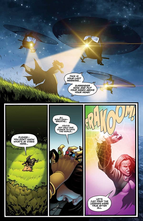 Interior preview page from Captain Planet #1