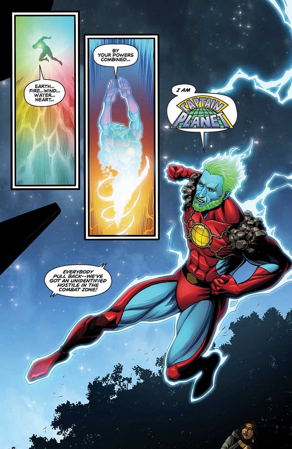 Interior preview page from Captain Planet #1