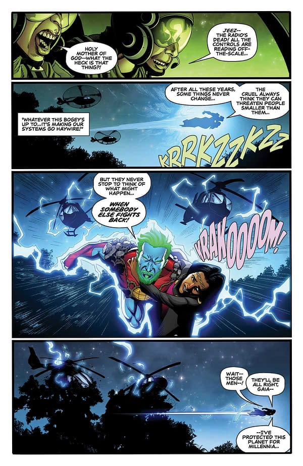 Interior preview page from Captain Planet #1