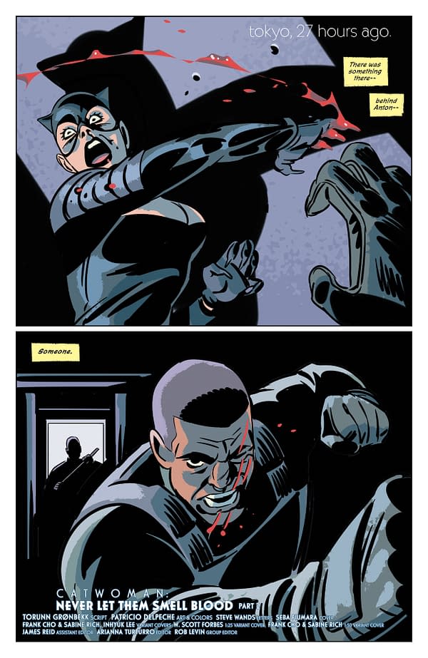 Interior preview page from Catwoman #76