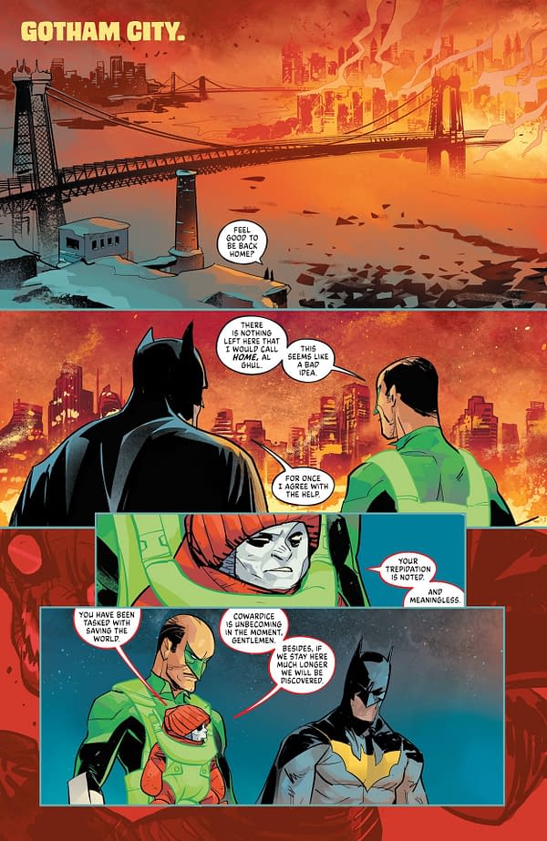 Interior preview page from DC vs. Vampires: World War V #9