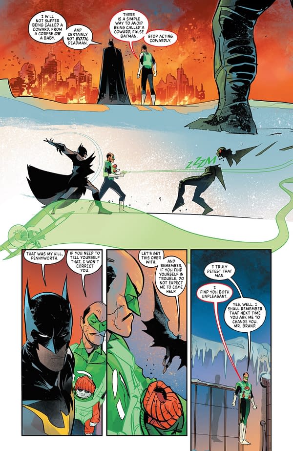 Interior preview page from DC vs. Vampires: World War V #9