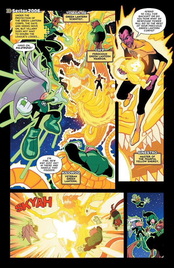 Interior preview page from DC x Sonic the Hedgehog #3