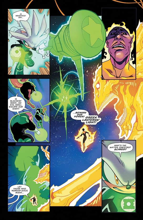 Interior preview page from DC x Sonic the Hedgehog #3