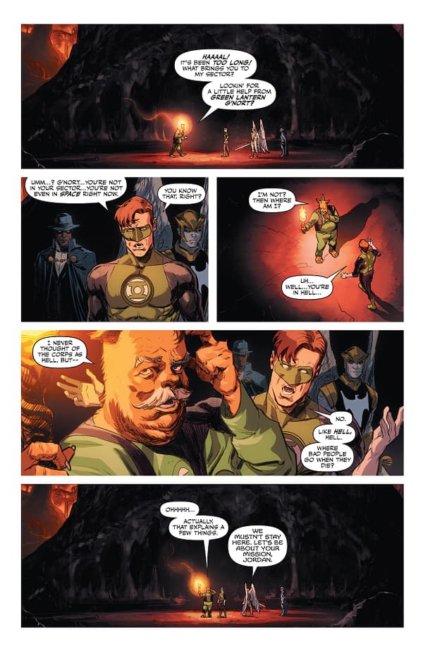 Interior preview page from Green Arrow #24