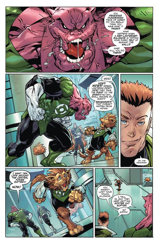 Interior preview page from Green Lantern Corps #4