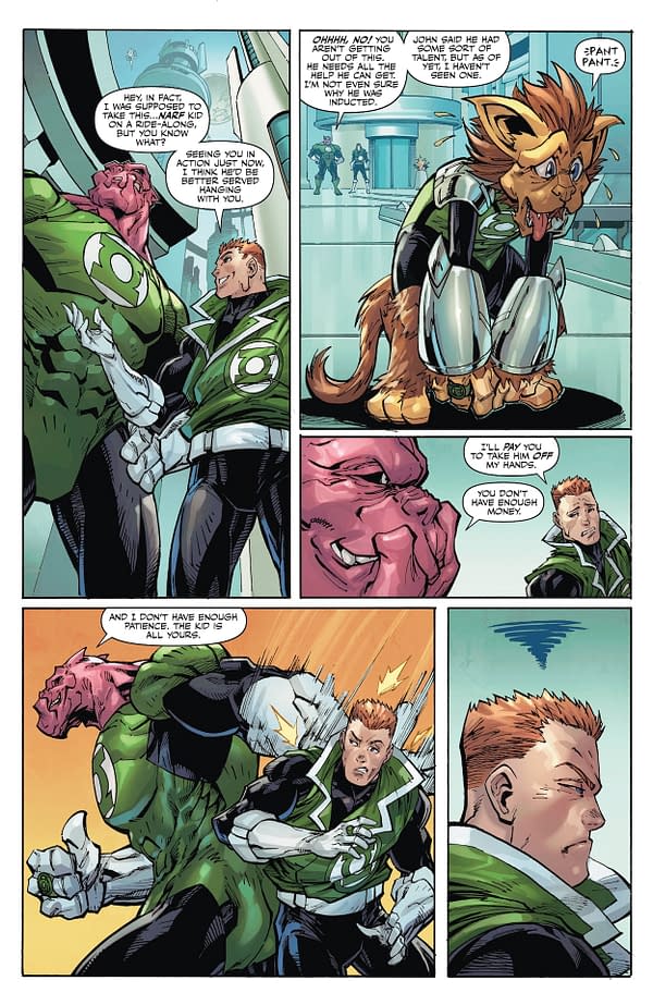 Interior preview page from Green Lantern Corps #4