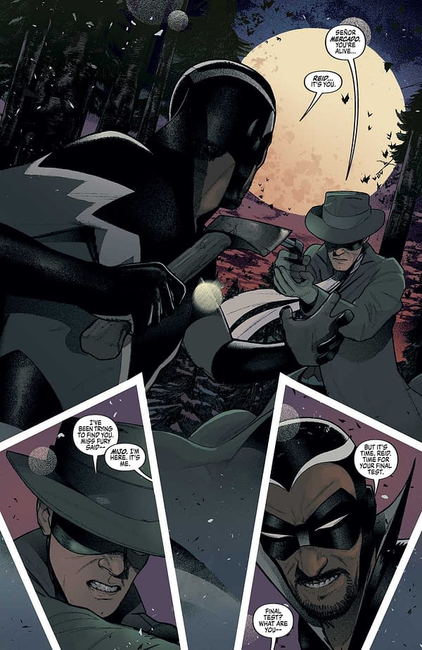 Interior preview page from Green Hornet/Miss Fury #5