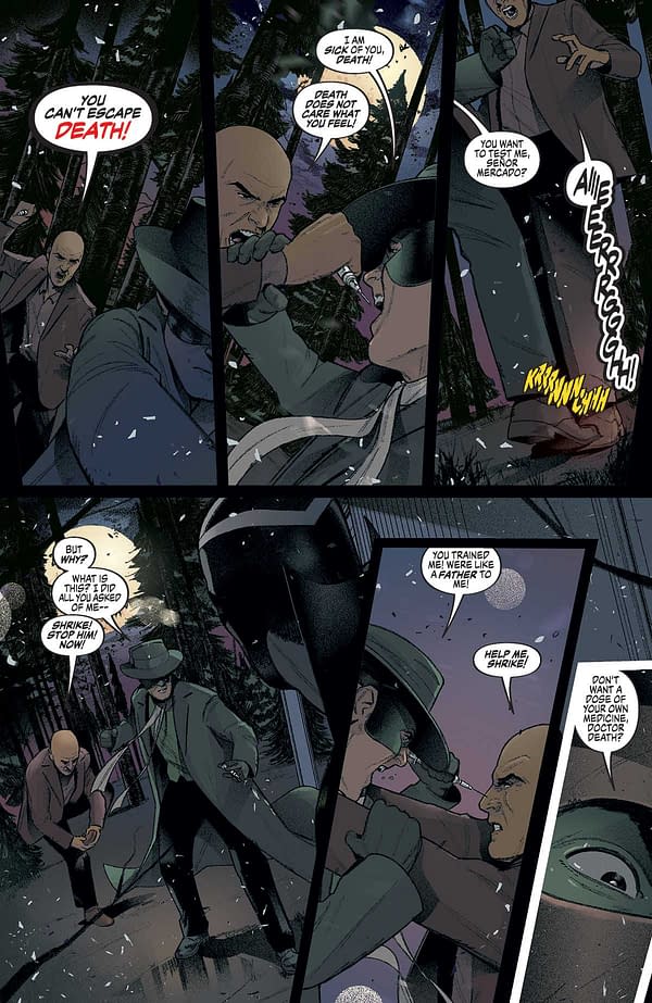 Interior preview page from Green Hornet/Miss Fury #5