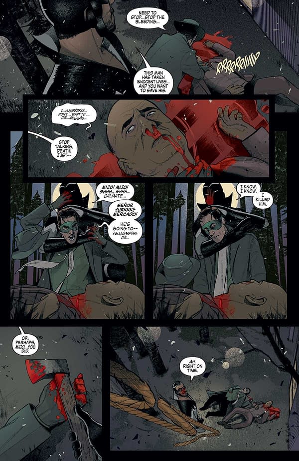 Interior preview page from Green Hornet/Miss Fury #5