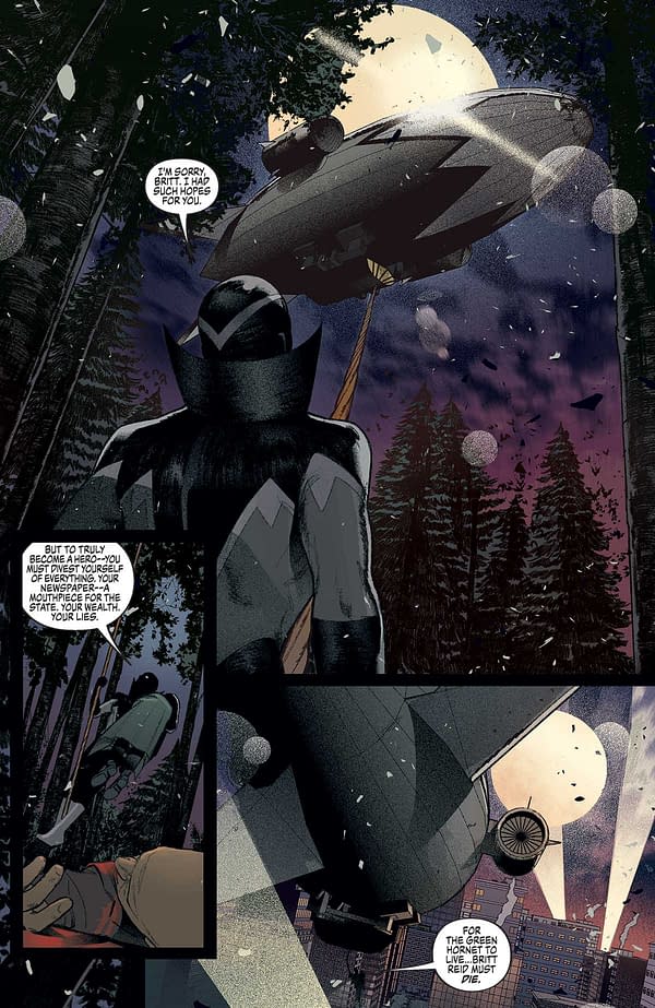 Interior preview page from Green Hornet/Miss Fury #5