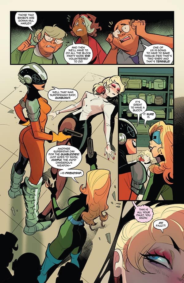 Interior preview page from Harley Quinn #51