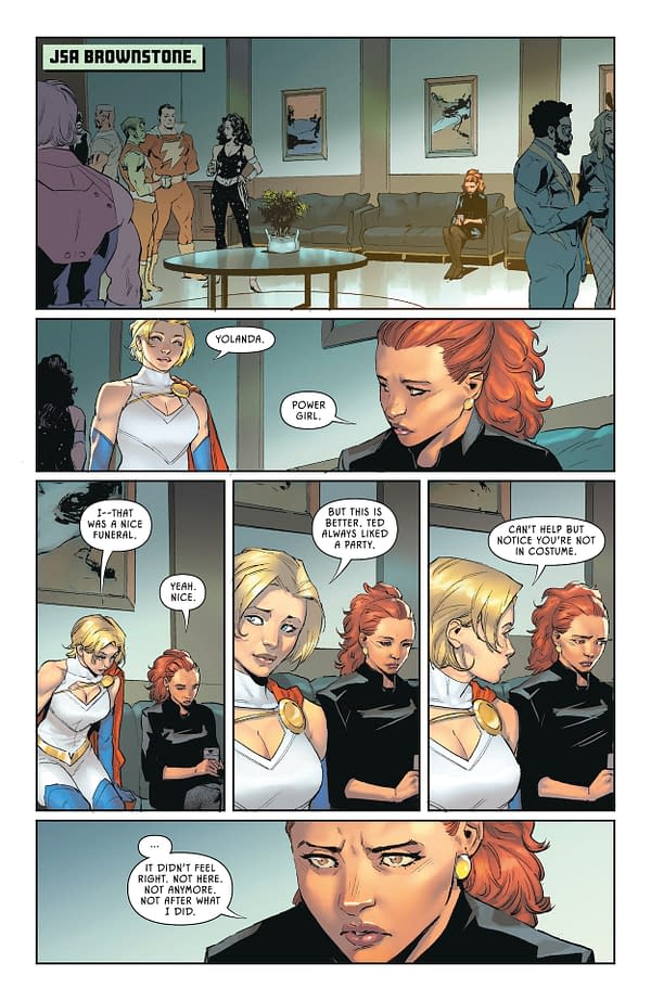 Interior preview page from JSA #7