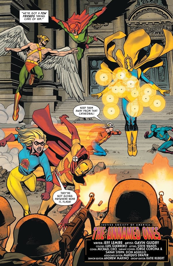 Interior preview page from JSA #8