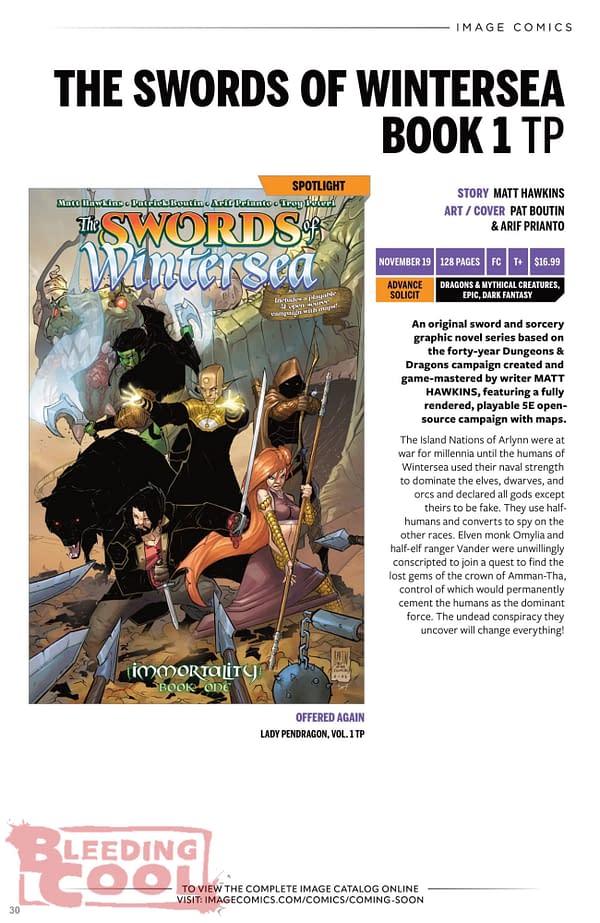 Image Comics August 2025 Solicits