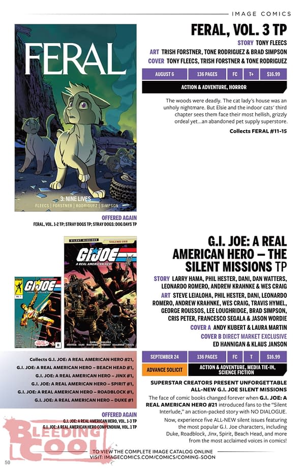 Image Comics August 2025 Solicits