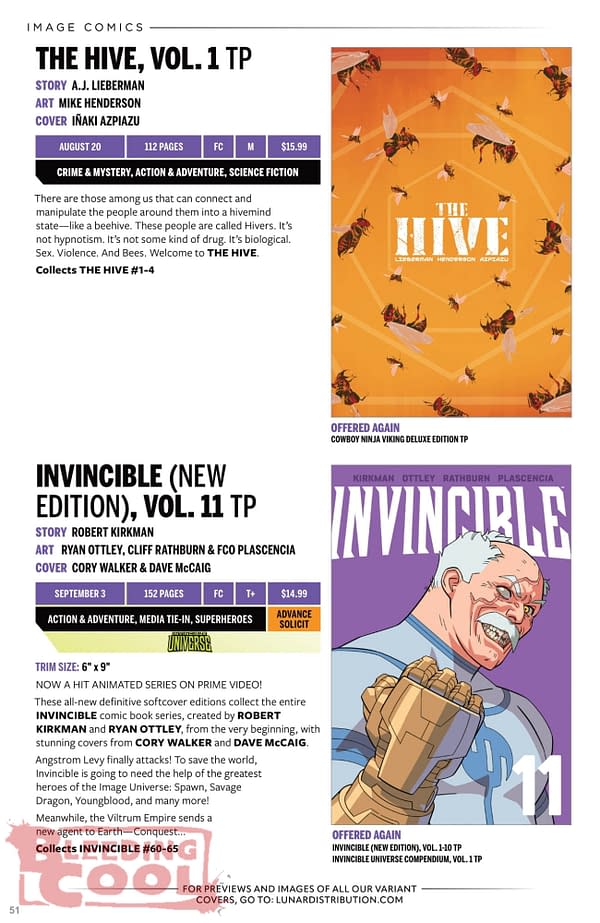 Image Comics August 2025 Solicits