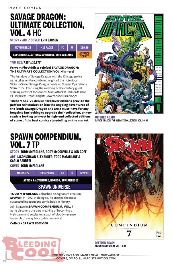 Image Comics August 2025 Solicits
