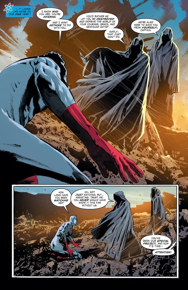 Interior preview page from Justice League: The Atom Project #5