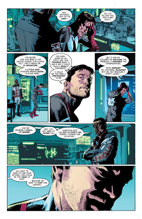 Interior preview page from Justice League: The Atom Project #6