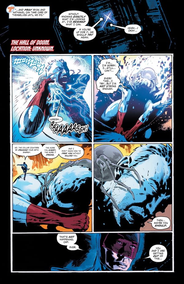 Interior preview page from Justice League: The Atom Project #6