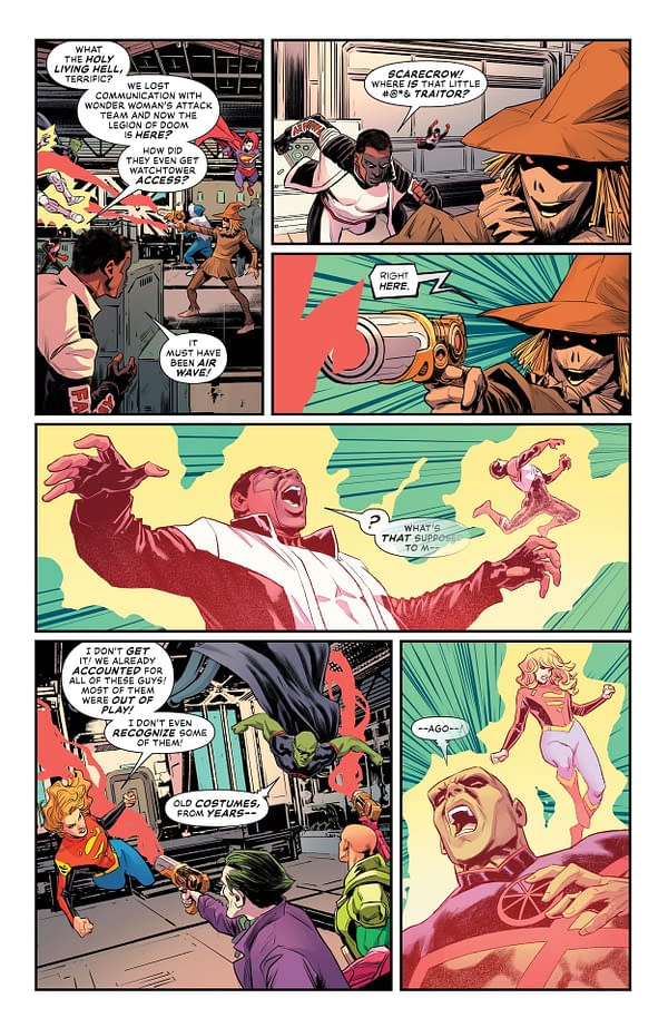 Interior preview page from Justice League Unlimited #7