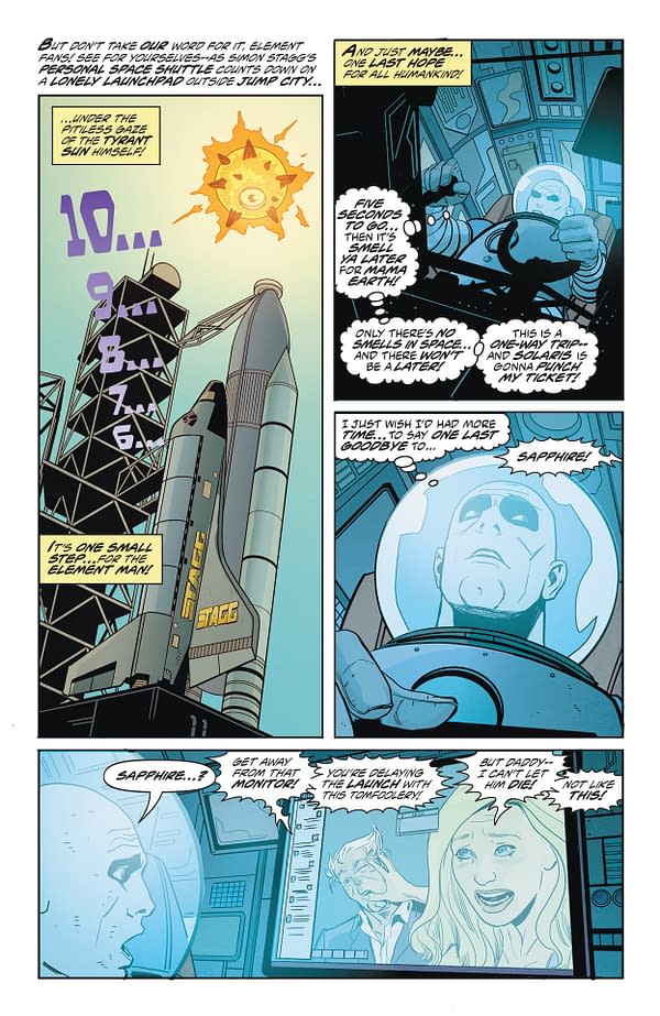 Interior preview page from Metamorpho: The Element Man #6