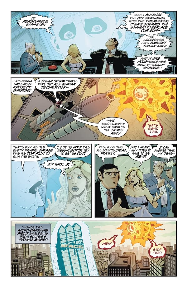 Interior preview page from Metamorpho: The Element Man #6