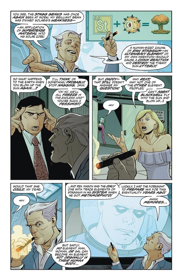 Interior preview page from Metamorpho: The Element Man #6